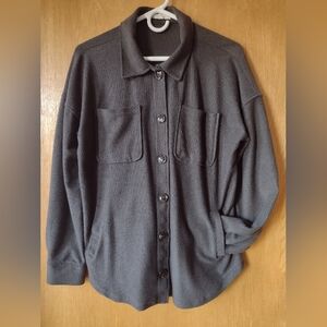 Maurices Collegiate Textured Shacket Size Small